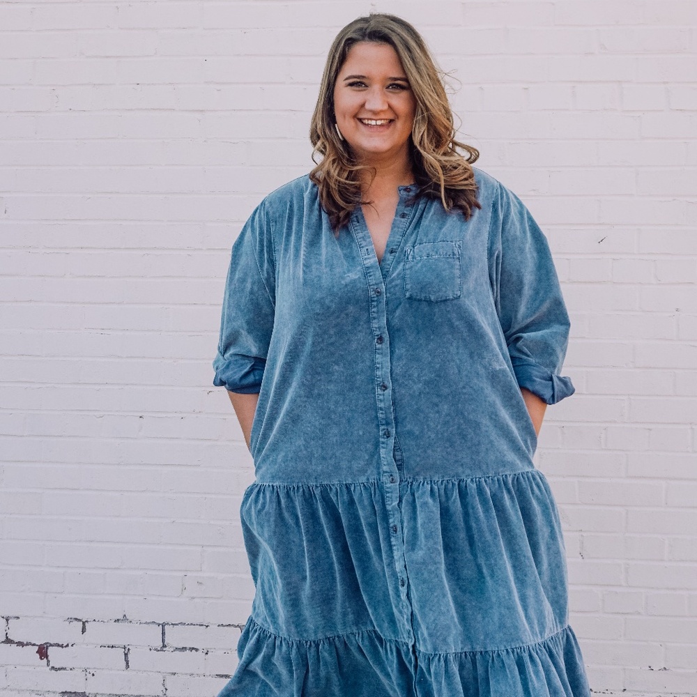 Anthropologie Corduroy Fall Dress